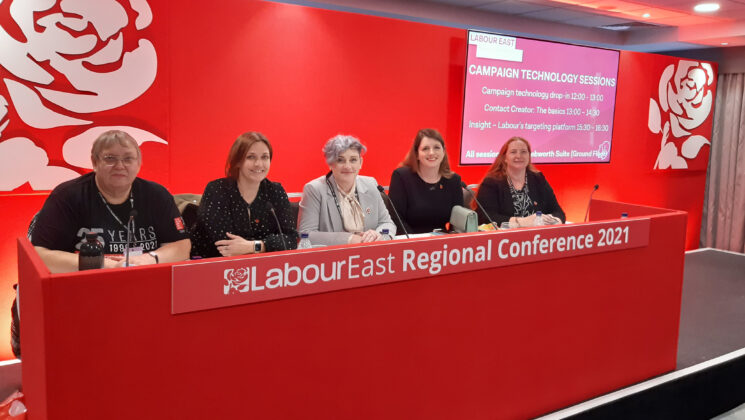 An all-female panel at Labour East conference