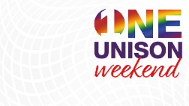 The One UNISON weekend logo