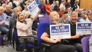 Eastern activists at the Police and Justice conference