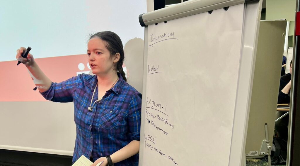 Eleesha explains UNISON's young member structures