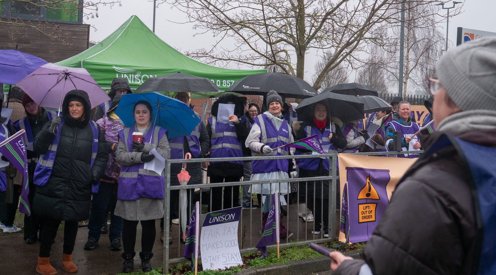 On the picket line at Columbus